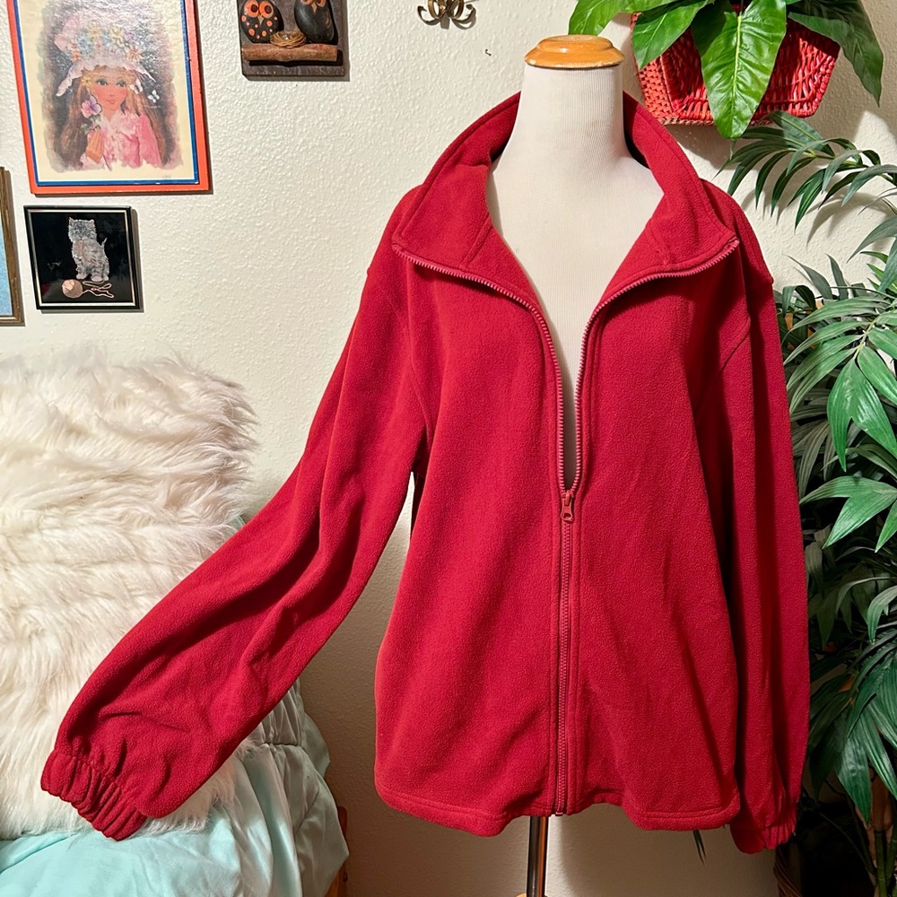 Size L Brick Red Jacket